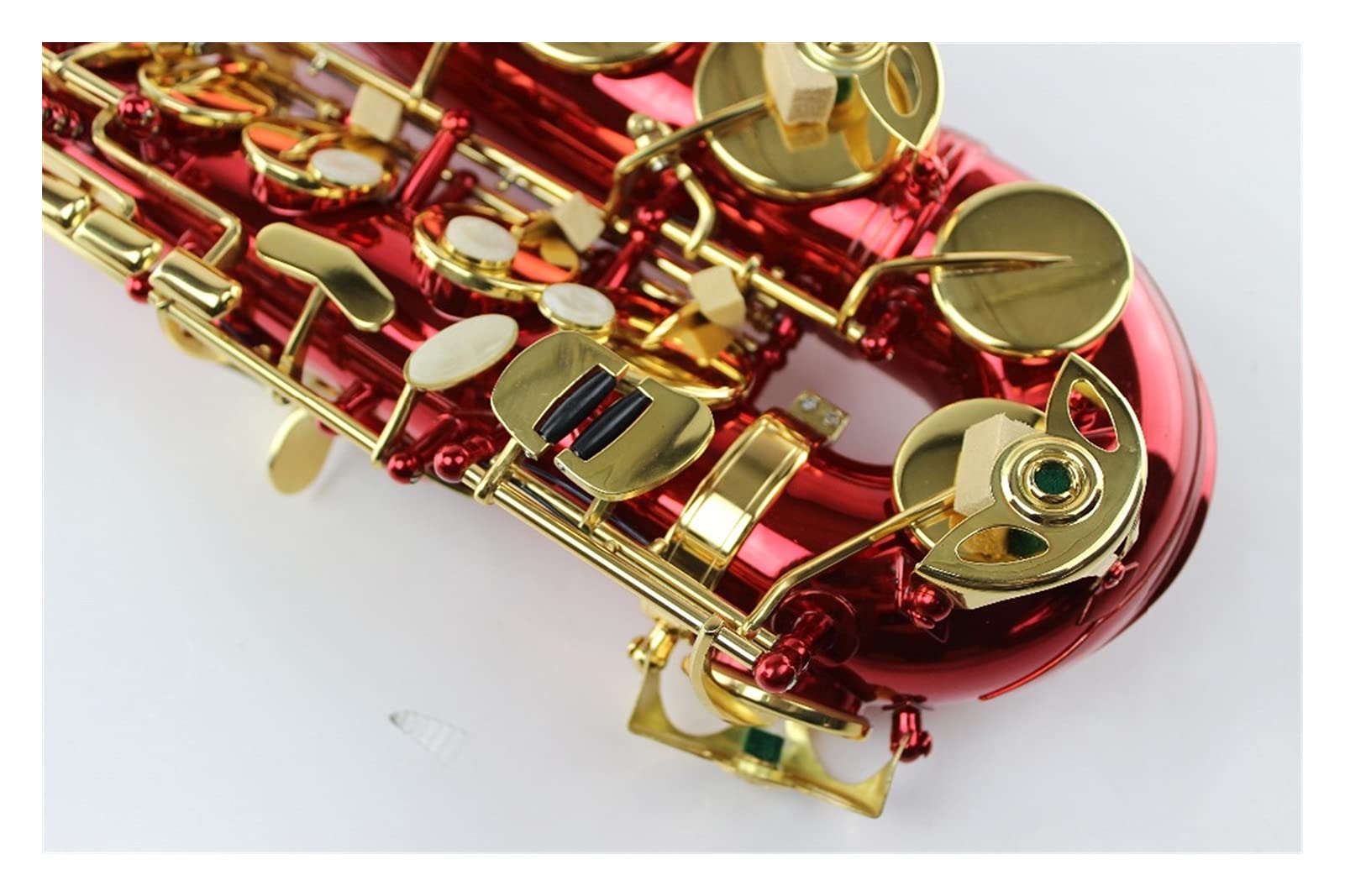 Amazon.com - EB Tune Alto Saxophone Bright Red Gold Lacquer E Flat